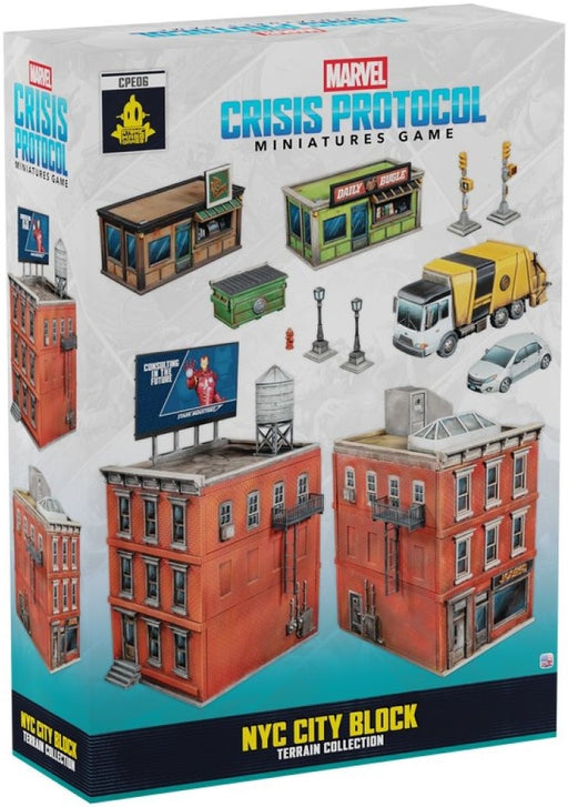 Marvel Crisis Protocol NYC City Block Terrain Collection