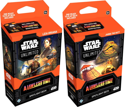 Star Wars Unlimited A Lawless Time Spotlight Deck Set of 2 Pre Order