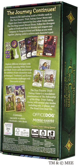 The Lord of the Rings The Two Towers Trick Taking Game
