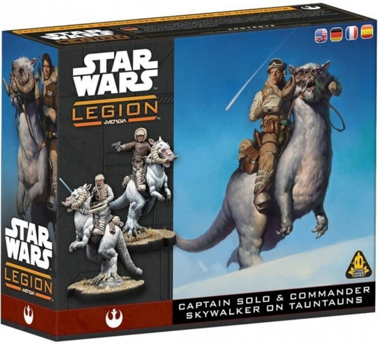 Star Wars Legion Captain Solo & Commander Skywalker on Tauntuns