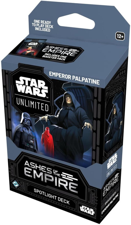 Star Wars Unlimited Ashes of the Empire Spotlight Deck Emperor Palpatine Pre Order