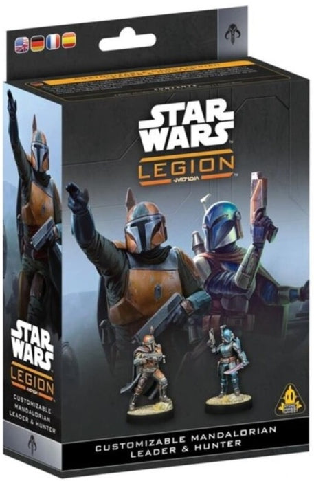 Star Wars Legion Customizable Mandalorian Leader and Hunter