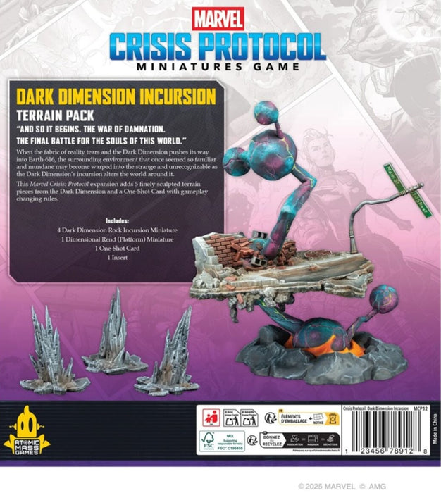 Marvel Crisis Protocol Dark Dimension Incursion Terrain Pack