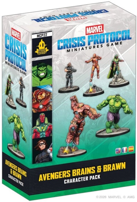 Marvel Crisis Protocol Avengers Brains & Brawn Character Pack
