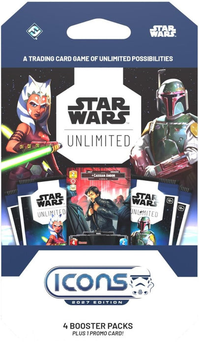 Star Wars Unlimited Icons 2027 Edition Booster 4 pack Pre Order