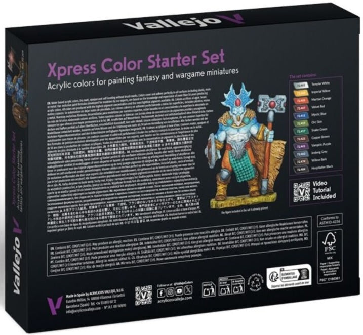 Vallejo Xpress Color Starter Set