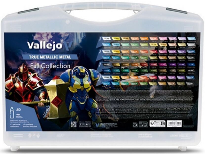 Vallejo True Metallic Metal Color Case (80)