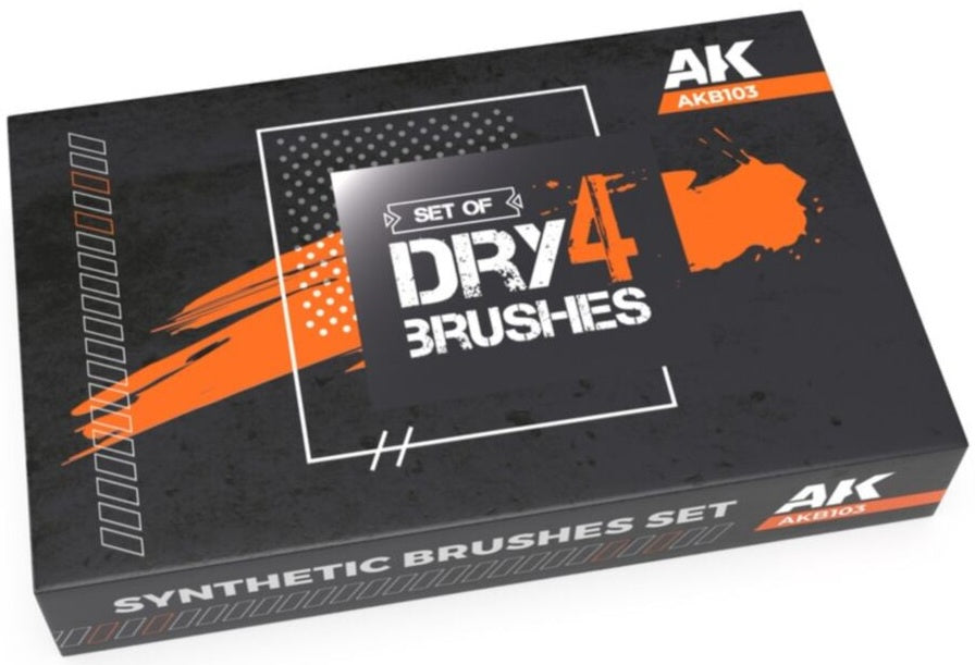 Ak Interactive - Brushes - Dry Brushes Set