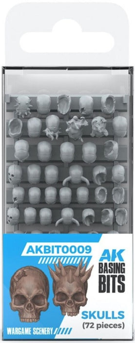 AK Interactive Basing Bits Skulls 72 Pieces