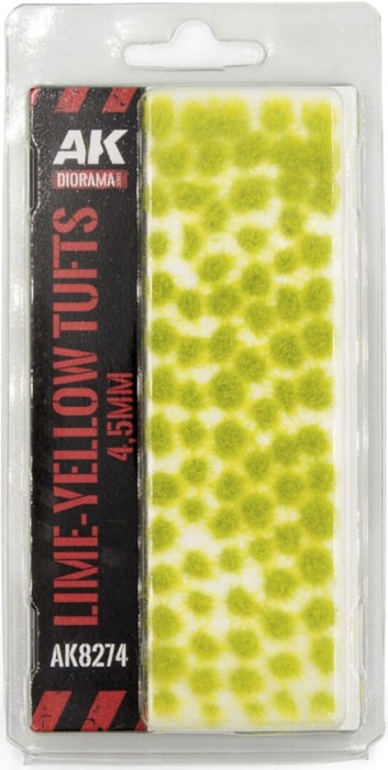 AK Interactive Dioramas Lime-Yellow Tufts 4,5mm