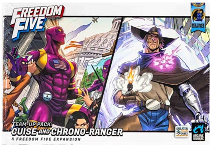 Freedom Five Team-Up Pack Guise and Chrono-Ranger Expansion