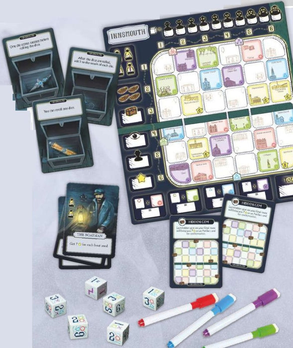 Innsmouth Travel Guide a Route Charting Game