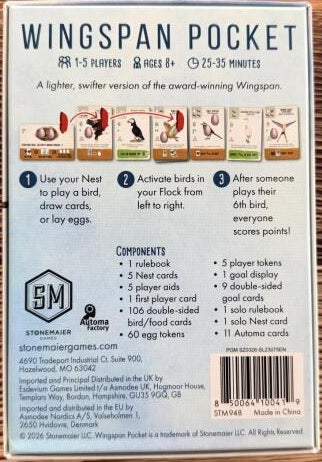 Wingspan Pocket