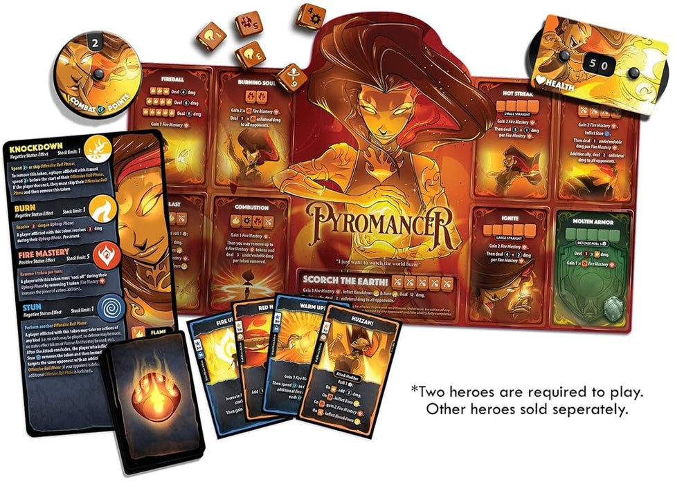 Dice Throne Hero Pack Pyromancer