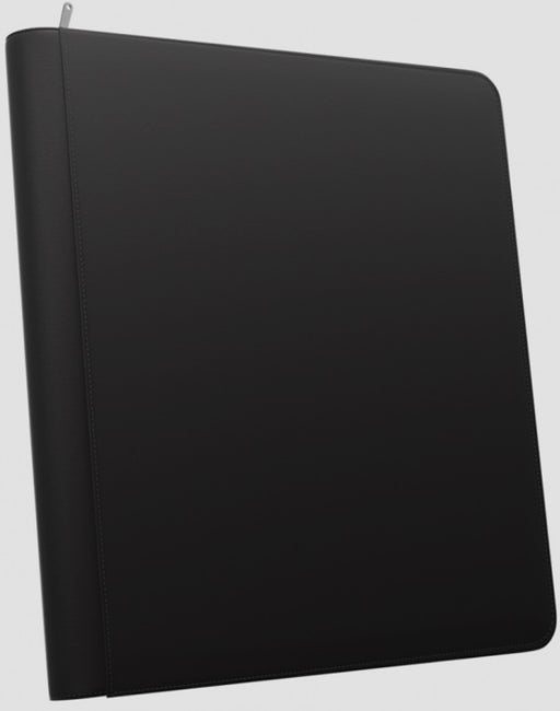 Palms Off Gaming STEALTH 12 Pocket SIDE LOADER Zip Trading Card Binder BLACK