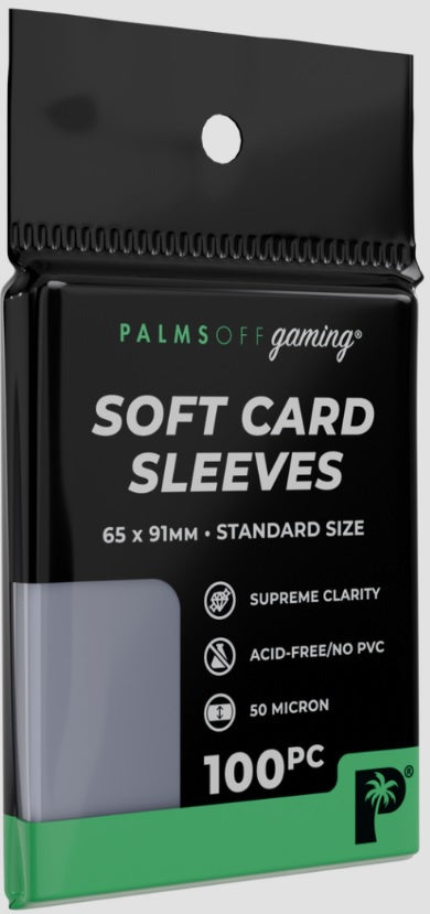 Palms Off Gaming Soft Sleeves 100pc (Regular Size)