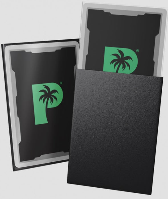 Palms Off Gaming - BLACKout Deck Sleeves - Standard - 100pc - BLACK - Matte