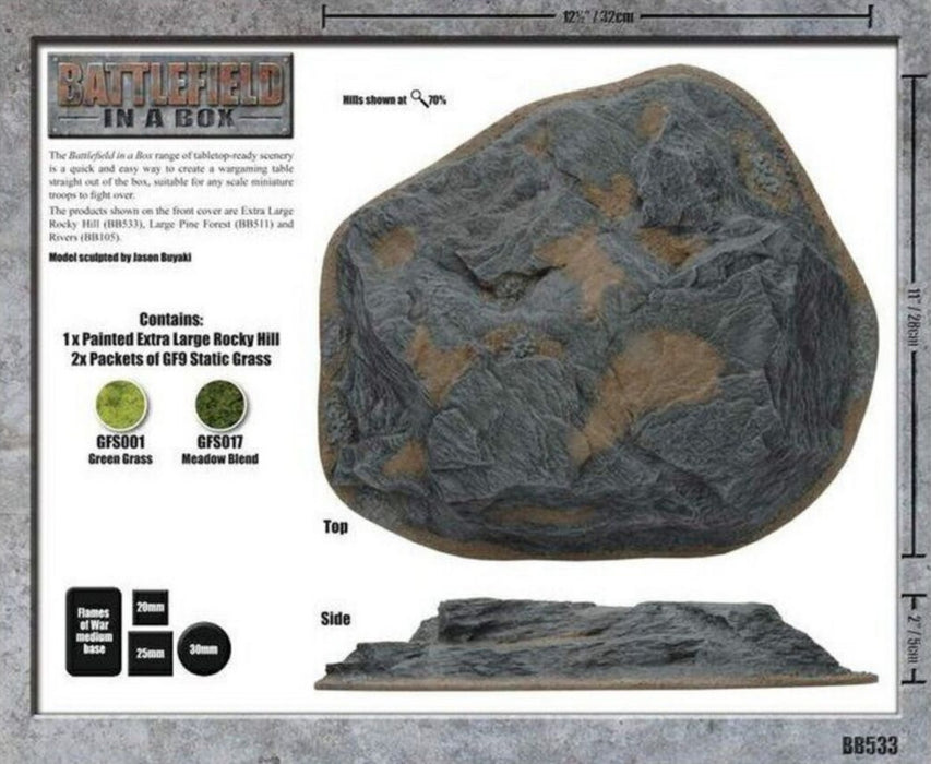 Battlefield in a Box: Essentials Extra Large Rocky Hill