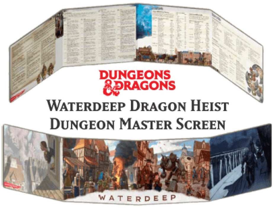 D&D Waterdeep Dragon Heist Dungeon Master's Screen