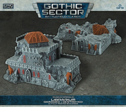 Battlefield in a Box Gothic Sector Mundus Imperialis Librarium (Damaged & Destroyed)