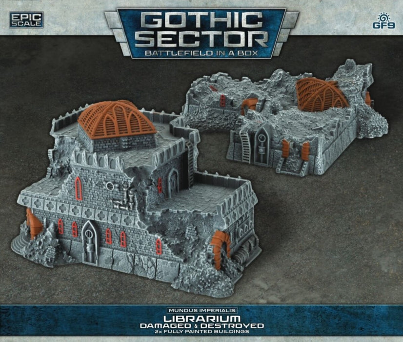 Battlefield in a Box Gothic Sector Mundus Imperialis Librarium (Damaged & Destroyed)