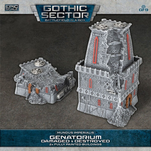 Battlefield in a Box Gothic Sector Mundus Imperialis Genatorium (Damaged & Destroyed)