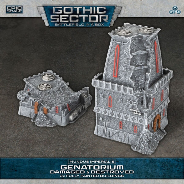Battlefield in a Box Gothic Sector Mundus Imperialis Genatorium (Damaged & Destroyed)