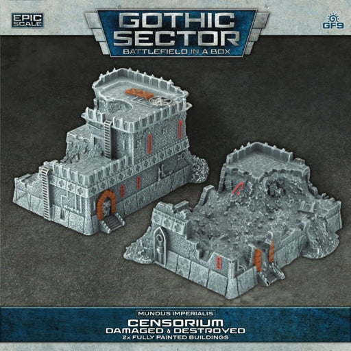 Battlefield in a Box Gothic Sector Mundus Imperialis Censorium (Damaged & Destroyed)