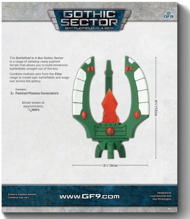 Battlefield in a Box Gothic Sector Eldar Plasma Generators