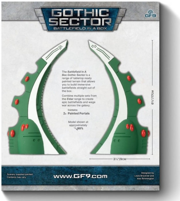 Battlefield in a Box Gothic Sector Eldar Portals