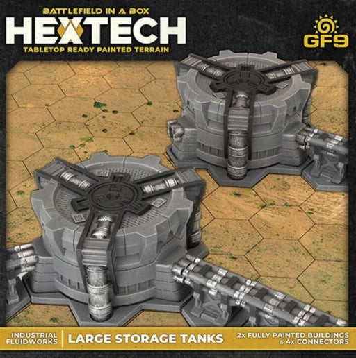 Hextech Terrain Industrial Fluidworks Large Storage Tanks