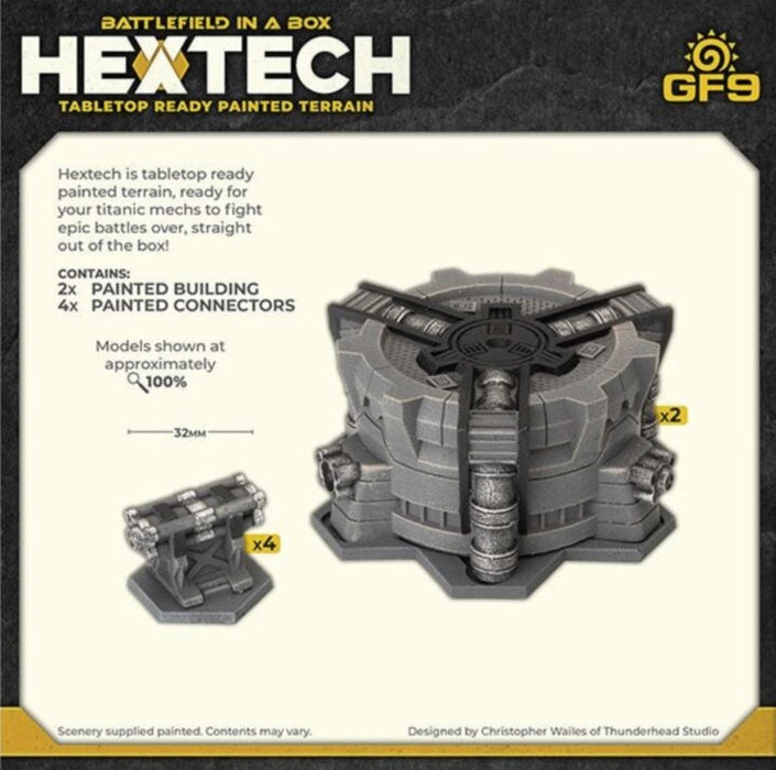 Hextech Terrain Industrial Fluidworks Large Storage Tanks