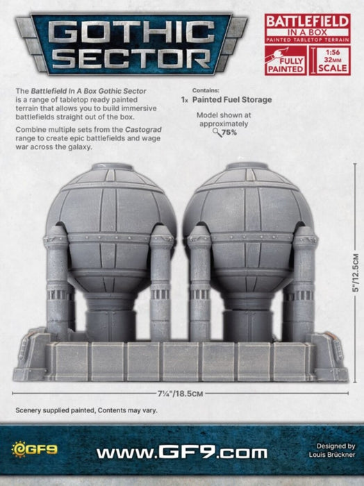 Battlefield in a Box Gothic Sector Castograd Fuel Storage