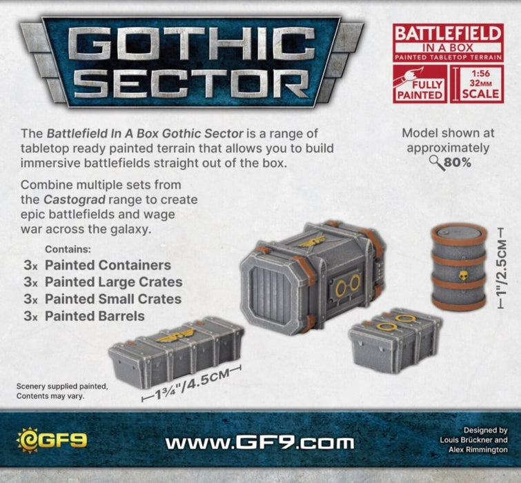 Battlefield in a Box Gothic Sector Castograd Scatter Terrain