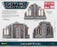 Battlefield in a Box Gothic Sector Castograd Warehouse Small Ruins