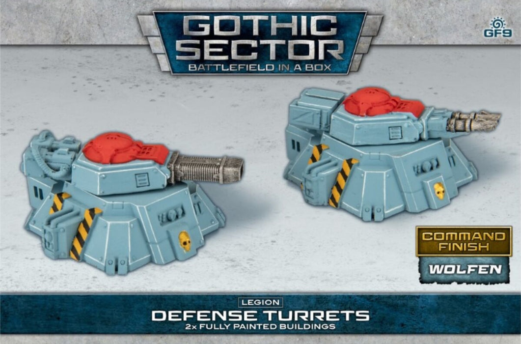 Battlefield in a Box: Gothic Sector Legion Defense Turrets Alternate Paint Scheme