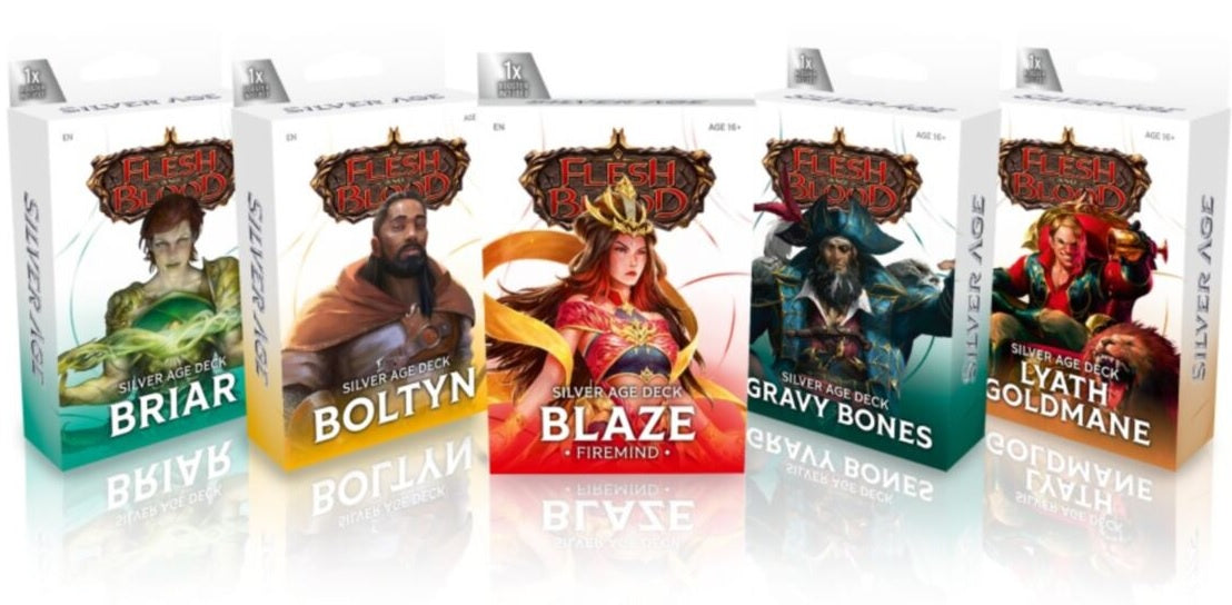 Flesh and Blood Silver Age Chapter 3 Decks (Set of 5) Pre Order