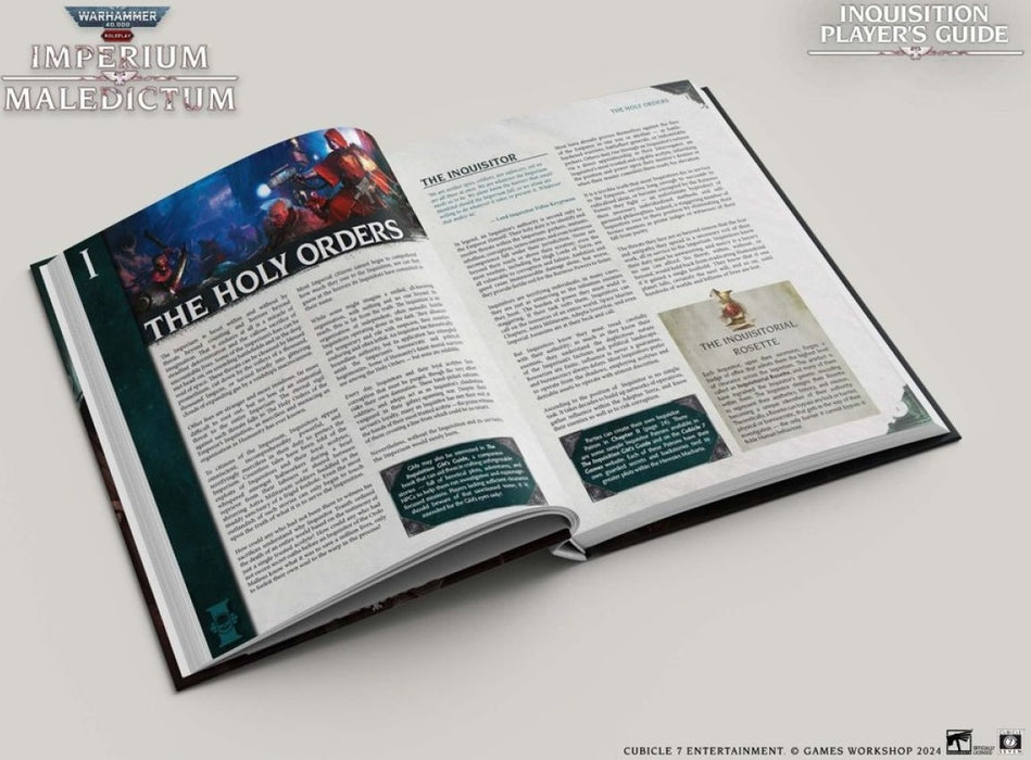 Warhammer 40k RPG Imperium Maledictum Inquisition Players Guide