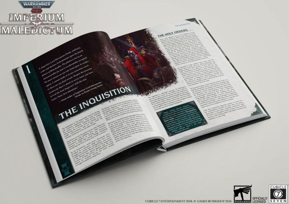 Warhammer 40k RPG Imperium Maledictum Inquisition GMs Guide