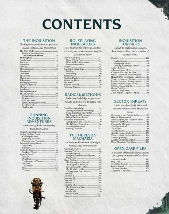 Warhammer 40k RPG Imperium Maledictum Inquisition GMs Guide