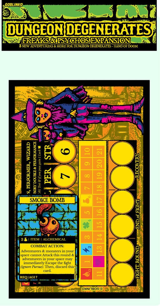 Dungeon Degenerates Freaks and Psychos Expansion