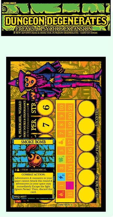 Dungeon Degenerates Freaks and Psychos Expansion