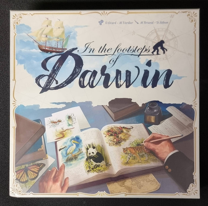 In the Footsteps of Darwin - damaged box