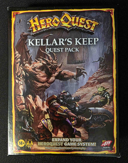 HeroQuest Kellar's Keep Expansion - damaged box