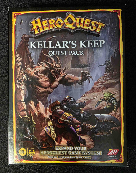 HeroQuest Kellar's Keep Expansion - damaged box