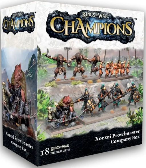 Kings of War Champions Xirkaali Xorxoi Prowlmaster Company Box