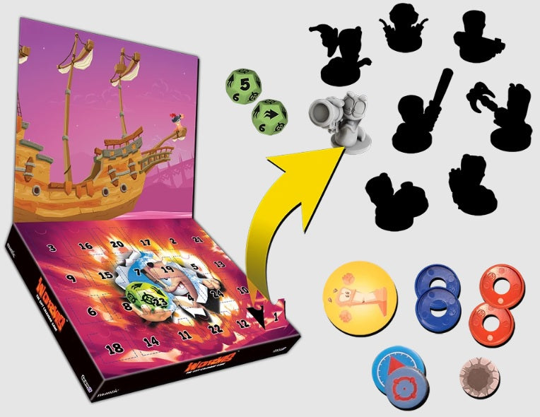 Worms™ The Board Game Advent Calendar