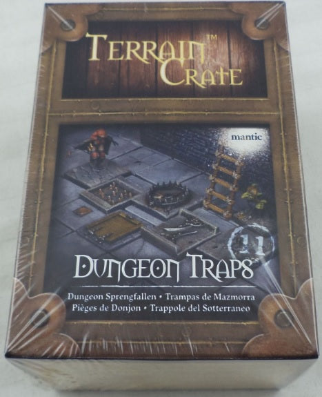 TerrainCrate: Dungeon Traps - 11 Unpainted Plastic Scenery Pieces For Tabletop RPGs