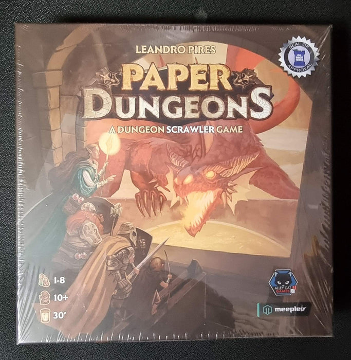 Paper Dungeons - damaged box