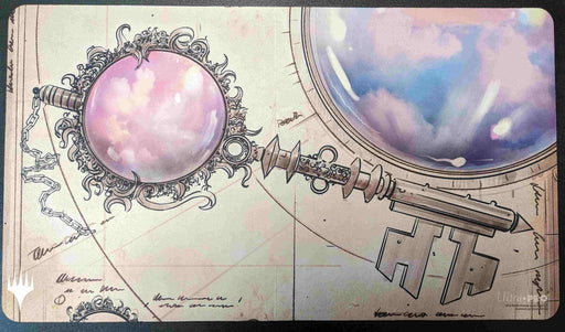 Ultra Pro The Brothers' War Schematic Art Cloud Key Playmat for Magic: The Gathering - damaged box